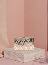Caprese Party Junie Box Clutch Small Gold