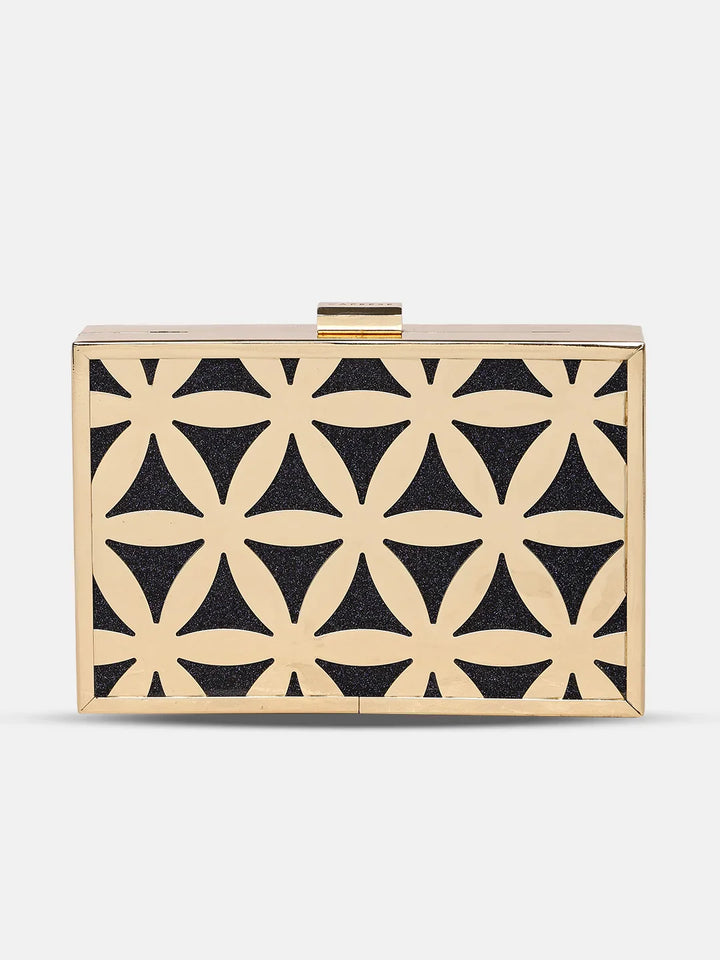 Buy Caprese Party Junie Box Clutch Small Navy Rs.1049 Caprese Bags