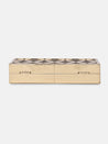 Caprese Party Junie Box Clutch Small Pewter