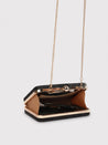 Caprese Party Lillie Box Clutch Medium Black