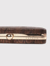 Caprese Party Lillie Box Clutch Medium Copper