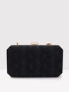 Caprese Party Merle Box Clutch Medium Black