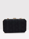 Caprese Party Merle Box Clutch Medium Black