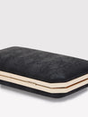 Caprese Party Merle Box Clutch Medium Black