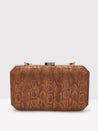Caprese Party Merle Box Clutch Medium Copper