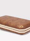 Caprese Party Merle Box Clutch Medium Copper