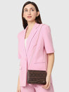 Caprese Party Merle Clutch Medium Brown