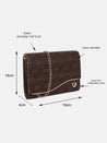 Caprese Party Merle Clutch Medium Brown