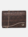 Caprese Party Merle Clutch Medium Brown