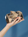 Caprese Nadia Clutch Small Gold