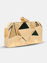 Caprese Nadia Clutch Small Gold