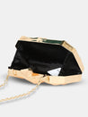 Caprese Nadia Clutch Small Gold