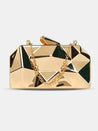 Caprese Nadia Clutch Small Gold
