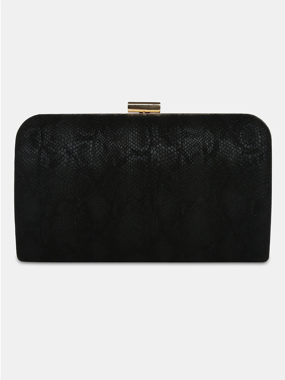 Black Box Clutch Bag With Black 3D Rosettes: Women's Luxury Handbags | Anne  Fontaine