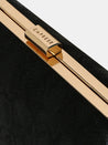 Caprese Party Teirra Box Clutch Medium Black