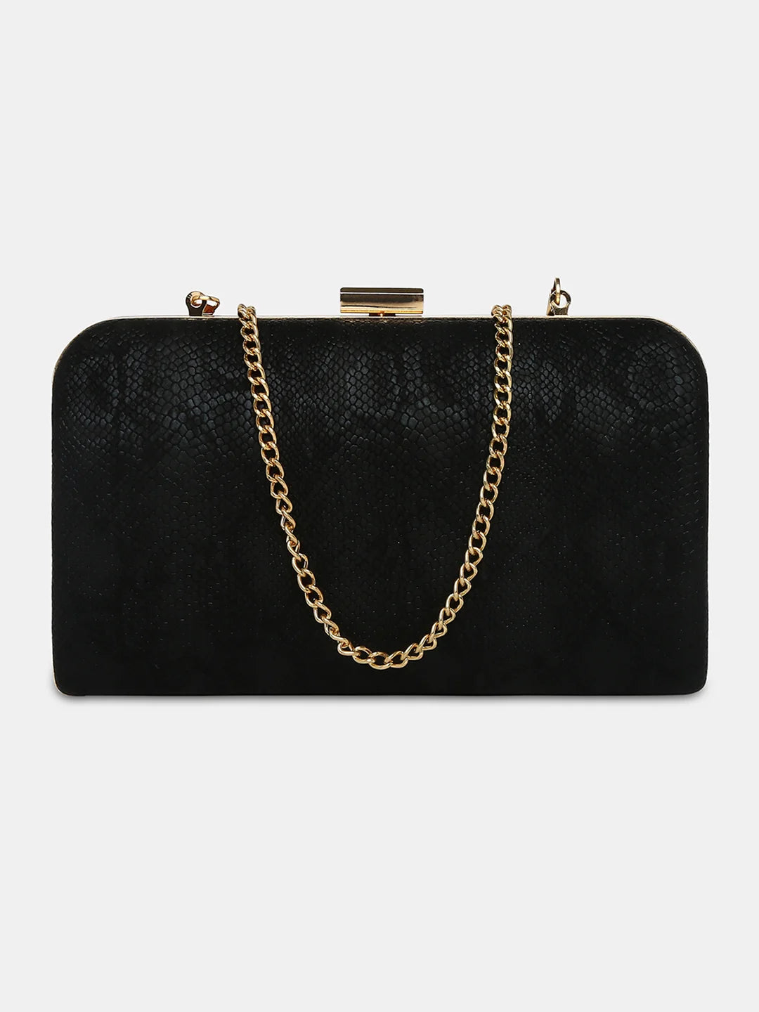 Buy Caprese Party Teirra Box Clutch Medium Black Rs 1499.5 Caprese Bags