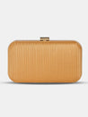 Caprese Party Trescha Box Clutch Medium Gold