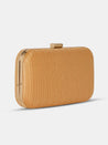 Caprese Party Trescha Box Clutch Medium Gold