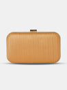 Caprese Party Trescha Box Clutch Medium Gold