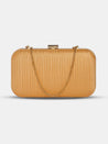 Caprese Party Trescha Box Clutch Medium Gold