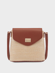 Caprese Georgia Small Brown Crossbody Bag