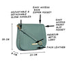 Caprese Kristin Crossbody Medium Grey