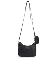 Caprese Monroe Medium Black Sling Bag