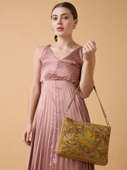 Caprese Siji Tresna Large Brown Crossbody Bag