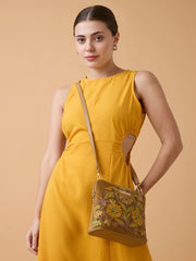 Caprese Siji Tresna Small Brown Crossbody Bag