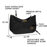 Caprese Tio Crossbody Medium Black