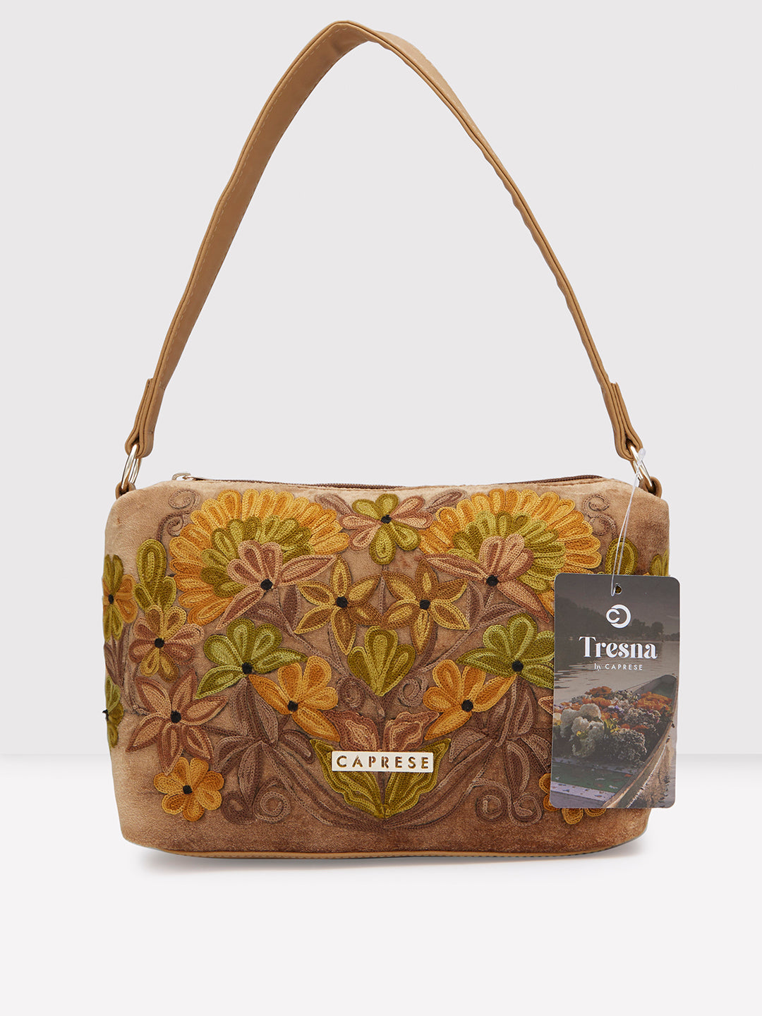 Caprese Tresna Embroidery Crossbody Handbag
