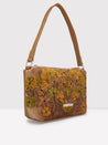 Caprese Tresna Embroidery Crossbody Handbag Fawn