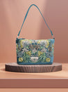 Caprese Tresna Embroidery Crossbody Handbag Green