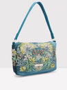 Caprese Tresna Embroidery Crossbody Handbag Green