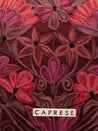 Caprese Tresna Embroidery Crossbody Handbag Maroon
