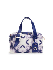Caprese Shibori Small Blue Duffel Bag