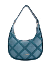 Caprese Athena Medium Transformative Teal Hobo Bag