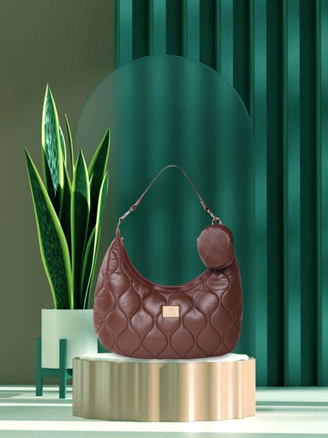 Buy Briar Hobo Medium Brown Rs 1649.5 Caprese Bags