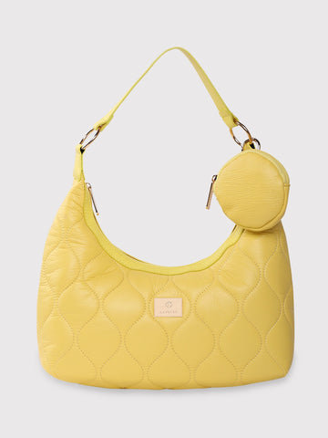 Caprese Briar Medium Yellow Hobo Bag
