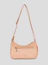 Caprese Emily In Paris Printed Hobo Handbag Beige