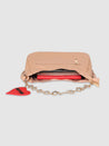 Caprese Emily In Paris Printed Hobo Handbag Beige