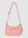 Caprese Emily In Paris Printed Hobo Handbag Salmon