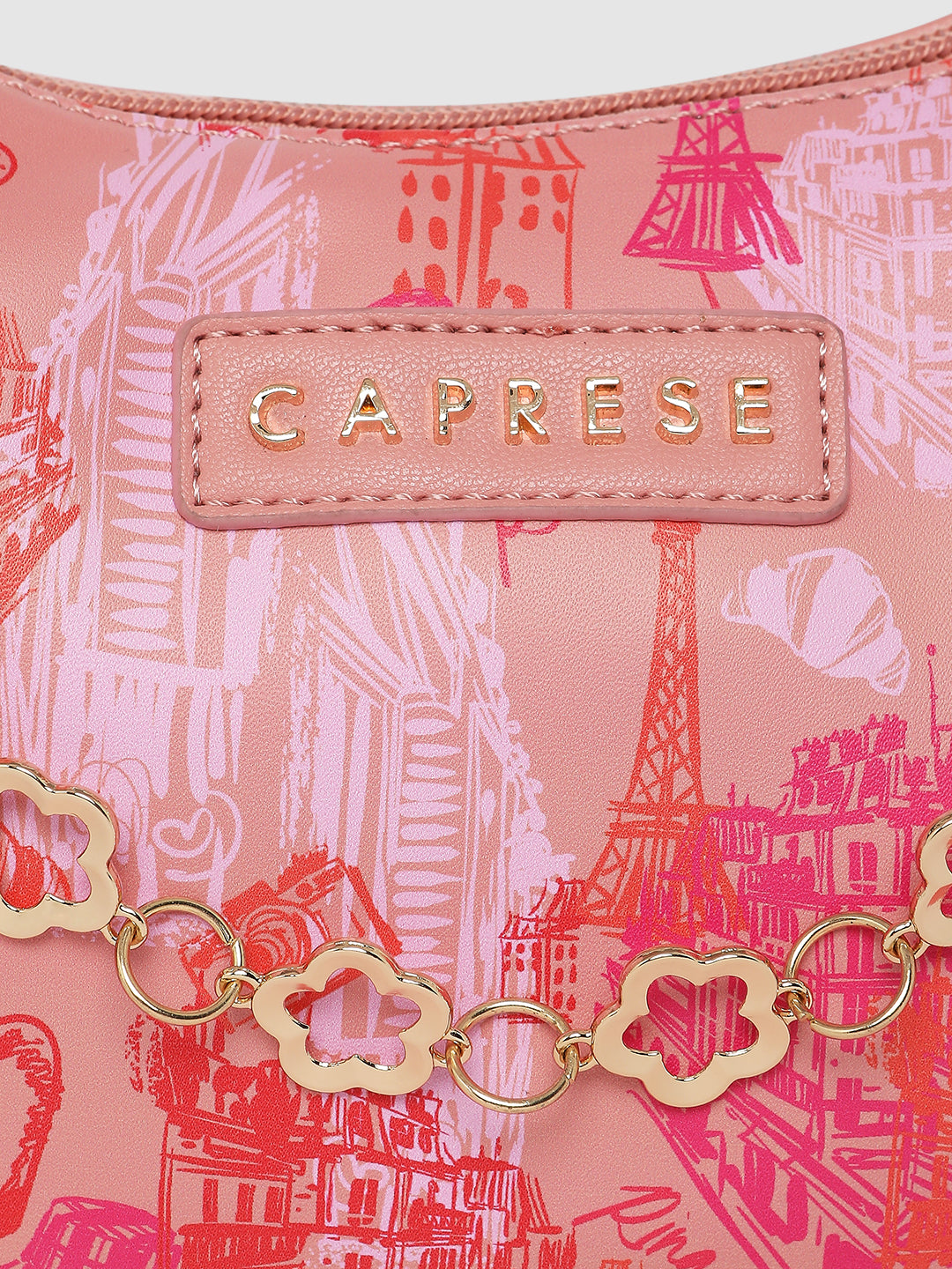 Caprese Emily in Paris Printed Hobo Handbag