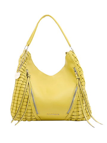 Caprese Havana Large Pastel Yellow Hobo Bag