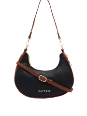 Caprese Josie Small Black Hobo Bag