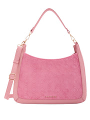 Caprese Katherine Medium Pink Sorbet Hobo Bag