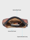 Caprese Kaya Hobo Medium Printed Womens Handbag Green