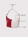Caprese Lizzy Hobo Medium Red