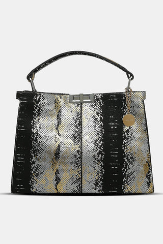 Caprese Lucia Medium Black Hobo Bag