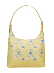 Caprese Scarlet Medium Butter Yellow Hobo
